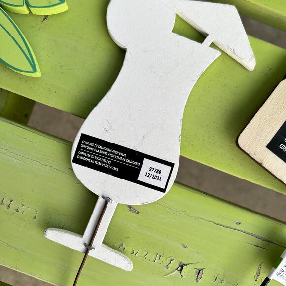 NWT Ashland Set of 4 Summer Themed Pineapple, Tropical Drink Floral Picks - Picture 9 of 10